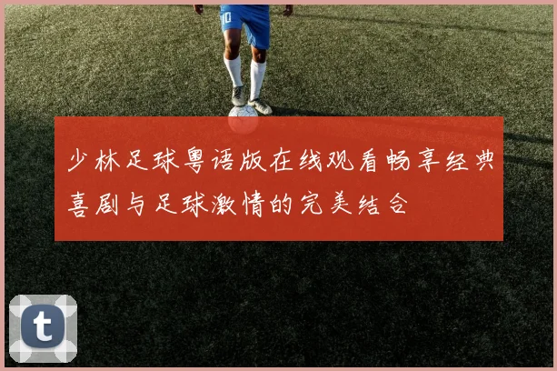 少林足球粤语版在线观看畅享经典喜剧与足球激情的完美结合